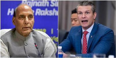 पहलगाम हमले के बाद राजनाथ सिंह ने की अमेरिकी समकक्ष से सुरक्षा चर्चा