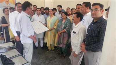 राजकीय प्राथमिक शिक्षक संघ ने पदोन्नत डिप्टी डीईओ को किया सम्मानित