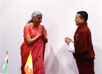 वित्त मंत्री सीतारमण ने भूटान के वित्त मंत्री ल्योनपो लेके से की मुलाकात, दोनों देशों के बीच सहयोग पर चर्चा