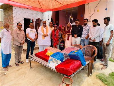 मनीष सिंगला ने बिन मां-बाप की बेटी की शादी में मामा बनकर निभाई भात की रस्म