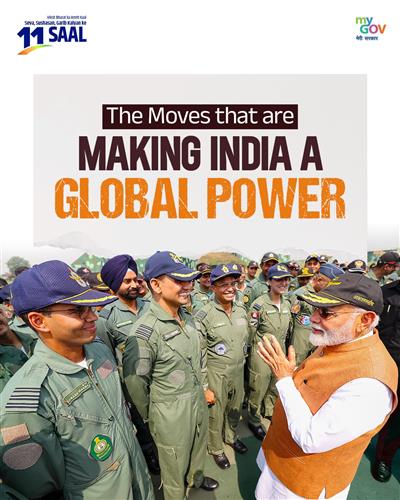पीएम मोदी ने बीते 11 वर्षों में भारत के रक्षा क्षेत्र में अभूतपूर्व वृद्धि की सराहना की