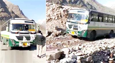 Delhi Leh Bus: देश के सबसे ऊंचे बस रूट पर दौड़ी HRTC, दिल्ली-लेह रूट पर शुरू हुई सेवा