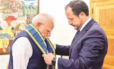 Cyprus ने पीएम मोदी को दिया सर्वोच्च सम्मान, आतंकवाद के खिलाफ लड़ाई में भी भारत को दिया समर्थन