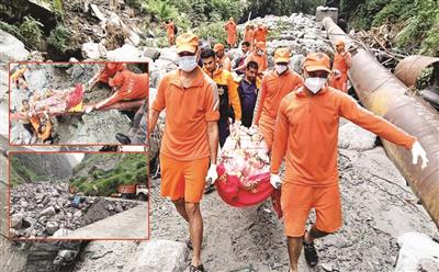 धर्मशाला में आसमानी कहर : नौ थे लापता, पांच के शव बरामद, जंगल में सकुशल मिला एक युवक