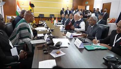 प्रधानमंत्री मोदी और घाना के राष्ट्रपति के बीच द्विपक्षीय बैठक में विभिन्न क्षेत्रों में सहयोग पर चर्चा