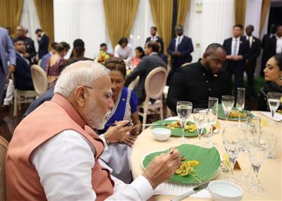सोहारी पत्ते की भोजपुरी जड़ें: त्रिनिदाद और और टोबैगो में पीएम मोदी ने चखा भारतीय परंपरा का स्वाद