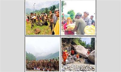 Himachal Floods: NDRF ने युद्धस्तर पर तेज लिए सराज में बचाव कार्य, CM सुक्खू ने की सराहना, देखें तस्वीरें