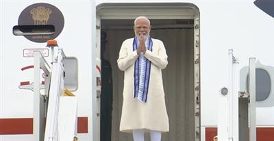 पीएम मोदी पांच देशों की सफल यात्रा के बाद दिल्ली लौटे 