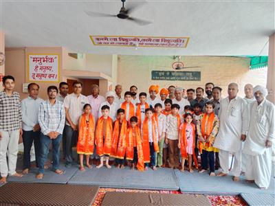 आर्य समाज मंदिर में मासिक सत्संग आयोजित