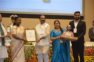 छत्तीसगढ़ के सात शहरों को मिला राष्ट्रीय स्वच्छता सम्मान, राष्ट्रपति मुर्मु ने किया सम्मानित