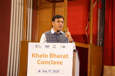 केंद्र सरकार खेलों के विकास के लिए संकल्पित, खेलो भारत कॉन्क्लेव में बोले मनसुख मांडविया