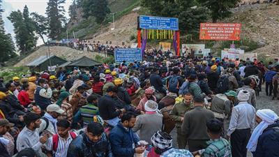 19 दिनों में 3.21 लाख श्रद्धालुओं ने की अमरनाथ यात्रा, आज 3,536 यात्रियों का नया जत्था रवाना