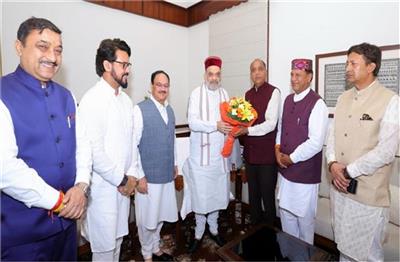 हिमाचल की पीड़ा लेकर दिल्ली पहुंचा भाजपा प्रतिनिधिमंडल, शाह और गडकरी से लगाई मदद की गुहार