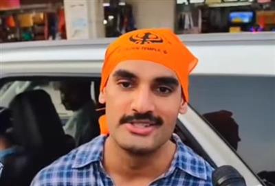 'ਬਾਰਡਰ-2' ਦੀ ਸ਼ੂਟਿੰਗ ਮੁਕੰਮਲ ਕਰ ਅੰਮ੍ਰਿਤਸਰ ਪੁੱਜੇ ਅਹਾਨ ਸ਼ੈੱਟੀ, ਸ੍ਰੀ ਦਰਬਾਰ ਸਾਹਿਬ ਵਿਖੇ ਟੇਕਿਆ ਮੱਥਾ
