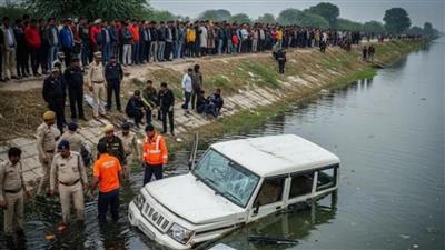 बड़ा हादसा: नहर में गिरी श्रद्धालुओं से भरी बोलेरो, 11 लोगों की दर्दनाक मौत से मचा कोहराम