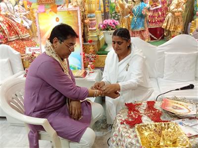 ब्रह्माकुमारी आश्रम सुनाम में रक्षाबंधन धूमधाम से मनाया गया, कैबिनेट मंत्री अमन अरोड़ा मुख्य अतिथि के रूप में उपस्थित रहे