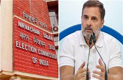 राहुल गांधी पर चुनाव आयोग का पलटवार,‘वोट चोरी’ के ठोस सबूत दें