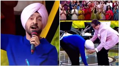 KBC में अमिताभ बच्चन के पैर छूने पर विवाद, Diljit Dosanjh ने पोस्ट शेयर कर कहा...