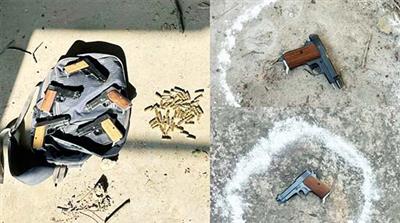 ਵੱਡੀ ਅੱਤਵਾਦੀ ਸਾਜ਼ਿਸ਼ ਨਾਕਾਮ: ਗੋਲੀਬਾਰੀ ਤੋਂ ਬਾਅਦ ਲਾਰੈਂਸ ਬਿਸ਼ਨੋਈ ਗੈਂਗ ਦੇ ਚਾਰ ਕਾਰਕੁਨ ਗ੍ਰਿਫ਼ਤਾਰ; ਸੱਤ ਪਿਸਤੌਲ ਬਰਾਮਦ