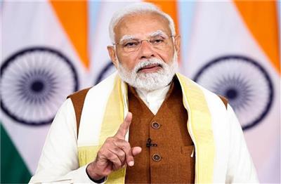 कांग्रेस वंदे मातरम् के बंटवारे पर झुकी, इसलिए भारत के बंटवारे के लिए झुकना पड़ा: प्रधानमंत्री नरेन्द्र मोदी