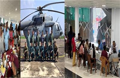 भारतीय वायुसेना हेलीकॉप्टरों ने श्रीलंका में 264 लोगों की जान बचाई, मिली भावुक विदाई