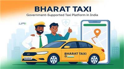 Bharat Taxi दिल्ली लॉन्च: 1 जनवरी से शुरू, ड्राइवर्स को मिलेगा 80% किराया और सर्ज चार्ज से राहत