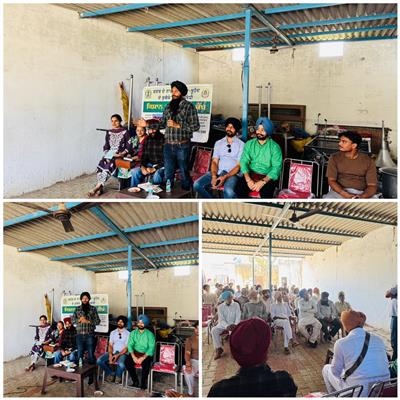 ਕਣਕ ਦੇ ਨਾੜ ਨੂੰ ਅੱਗ ਨਾ ਲਾਉਣ ਲਈ ਖਰੜ ਦੇ ਪਿੰਡ ਚਡਿਆਲਾ ਵਿਖੇ ਬਲਾਕ ਪੱਧਰੀ ਕੈਂਪ