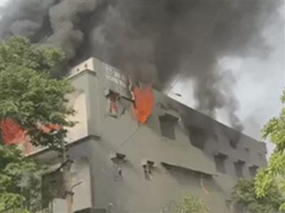 पानीपत की हैंडलूम फैक्ट्री में भीषण आग : ऊपरी मंजिल से शुरू हुई लपटें, लाखों का माल जलकर राख