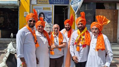 ਭਗਵਾਨ ਸ੍ਰੀ ਪਰਸ਼ੁਰਾਮ ਜੀ ਦੀ ਮੂਰਤੀ ਸਥਾਪਨਾ ਮੌਕੇ ਵਿਸ਼ਾਲ ਸ਼ੋਭਾ ਯਾਤਰਾ, ਸ਼ਰਧਾਲੂਆਂ ਵਿੱਚ ਉਤਸ਼ਾਹ ਦਾ ਮਾਹੌਲ