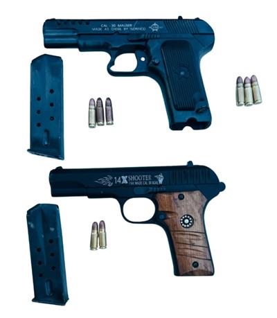 ਵਿਦੇਸ਼-ਅਧਾਰਤ ਗੈਂਗਸਟਰਾਂ ਦੇ ਚਾਰ ਸਾਥੀ ਦੋ ਪਿਸਤੌਲਾਂ ਸਮੇਤ ਗ੍ਰਿਫ਼ਤਾਰ