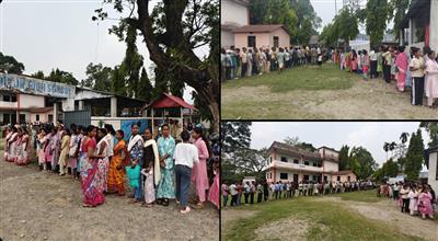 पश्चिम बंगाल में प्रथम चरण के चुनाव की 152 और तमिलनाडु की सभी 234 सीटों पर मतदान जारी