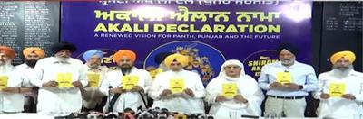 ਪੰਜਾਬ ਦੀ ਸਿਆਸਤ 'ਚ ਵੱਡੀ ਹਲਚਲ! SAD ਪੁਨਰ ਸੁਰਜੀਤ ਨੇ ਜਾਰੀ ਕੀਤਾ ਵਿਜ਼ਨ ਡਾਕੂਮੈਂਟ