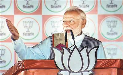 अब भाजपा के शपथ ग्रहण समारोह में ही लौटूंगा बंगाल, बैरकपुर में चुनावी रैली में पीएम मोदी ने भरी हुंकार, जीत का दावा