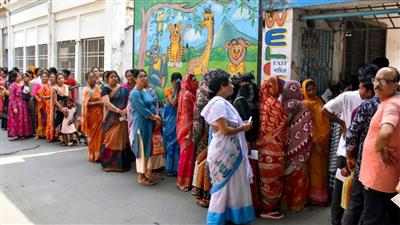 पश्चिम बंगाल विधानसभा चुनाव: दूसरे चरण में दोपहर 3 बजे तक 78.68 प्रतिशत मतदान
