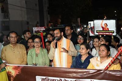 महिलाओं द्वारा निकाली गई मशाल जुलूस यात्रा कांग्रेस व इंडी गठबंधन के कफन में आखिरी कील साबित होगी : नायब सैनी