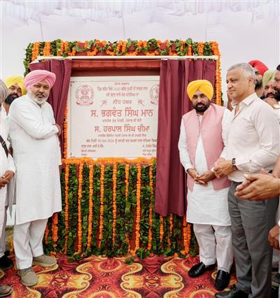 ਮੁੱਖ ਮੰਤਰੀ ਭਗਵੰਤ ਸਿੰਘ ਮਾਨ ਨੇ 14.63 ਕਰੋੜ ਰੁਪਏ ਦੇ ਖੇਡ ਸਟੇਡੀਅਮ ਦਾ ਨੀਂਹ ਪੱਥਰ ਰੱਖਿਆ ਤਾਂ ਜੋ ਨੌਜਵਾਨਾਂ ਦੀ ਊਰਜਾ ਨੂੰ ਸੇਧ ਦਿੱਤੀ ਜਾ ਸਕੇ ਅਤੇ ਪੰਜਾਬ ਸਿਹਤਮੰਦ ਬਣ ਸਕੇ