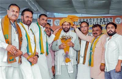 ਹਰਿਆਣਾ ਭਾਜਪਾ ਦੇ ਆਗੂਆਂ ਨੇ ਮੁੱਖ ਮੰਤਰੀ ਨਾਇਬ ਸੈਣੀ ਨੂੰ ਦੱਸਿਆ ਲੱਕੀ