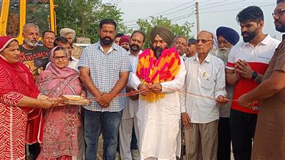 डिप्टी स्पीकर जय कृष्ण सिंह रौड़ी द्वारा गांव मोरांवाली में सड़क का उद्घाटन, विकास कार्यों को मिली नई रफ्तार