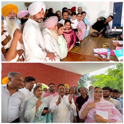 ਸੁਨਾਮ ਦੇ ਵਿੱਚ ਵੱਡੀ ਗਿਣਤੀ ਦੇ ਵਿੱਚ ਅੱਜ ਨਾਮਜਦਗੀ ਪੱਤਰ ਨਗਰ ਕੌਂਸਲ ਚੋਣਾਂ ਲਈ ਉਮੀਦਵਾਰਾਂ ਵੱਲੋਂ ਦਾਖਲ ਕੀਤੇ ਗਏ