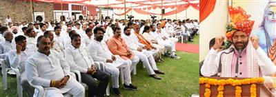 कश्यप समाज साहसी, वीर, परिश्रमी और स्वाभिमानी: नायब सिंह सैनी