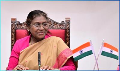 राष्ट्रपति द्रौपदी मुर्मु आज तीन दिवसीय सिक्किम यात्रा पर 