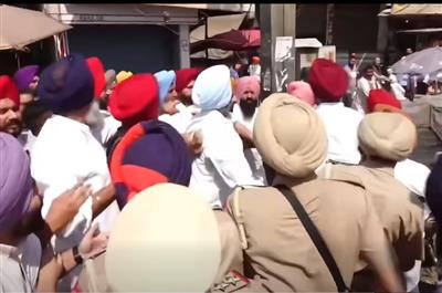 ਮਜੀਠਾ ‘ਚ ਚੋਣਾਂ ਦੌਰਾਨ ਹੰਗਾਮਾ, ਬਿਕਰਮ ਮਜੀਠੀਆ ਦਾ ਪੈ ਗਿਆ ਪੰਗਾ 