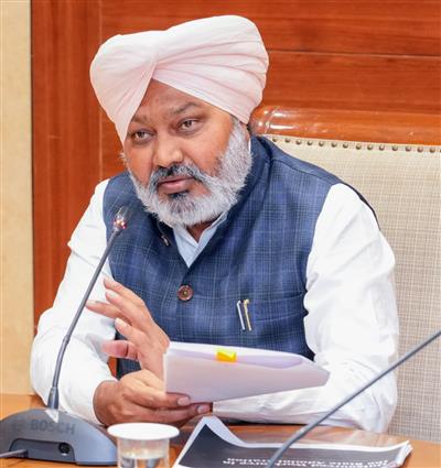 बड़ी इन्फोर्समेंट सफलताओं के कारण पंजाब ने मई 2026 के दौरान 14.59% जी.एस.टी. बढ़ोतरी के साथ राष्ट्रीय औसत को पीछे छोड़ा : वित्त मंत्री हरपाल सिंह चीमा
