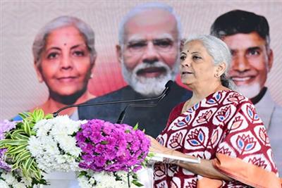 देश के तेज आर्थिक विकास के लिए मोदी सरकार सुधारों के प्रति प्रतिबद्ध : वित्त मंत्री निर्मला सीतारमण