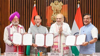 असम-नागालैंड सीमा क्षेत्र में तेल और गैस उत्पादन को बढ़ावा, केंद्र और दोनों राज्यों के बीच ऐतिहासिक MoU