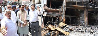 हरियाणा सरकार रोहतक आगजनी से पीड़ित परिवारों और व्यापारियों के साथ मजबूती से खड़ी : नायब सिंह सैनी
