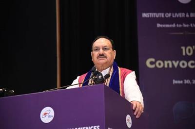 स्वस्थ भारत के माध्यम से ही विकसित भारत का सपना साकार हो सकता है: जेपी नड्डा