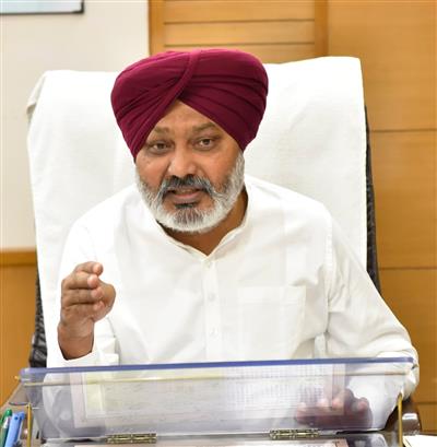 करदाताओं के विश्वास और प्रौद्योगिकी-आधारित प्रशासन का परिचायक है पंजाब में जी.एस.टी. प्राप्ति में दर्ज 24.45% की शानदार वृद्धि: हरपाल सिंह चीमा