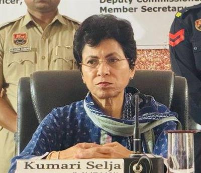 भ्रष्टाचार और घटिया निर्माण ने विकास की सच्चाई उजागर कर दी : कुमारी सैलजा
