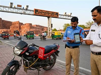 एक ही बाइक का 156 बार चालान, डेढ़ लाख जुर्माना, ट्रैफिक नियमों को न मानने वालों पर कसेगा शिकंजा
